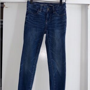 American Eagle Outfitters Dark Blue Skinny Jeans